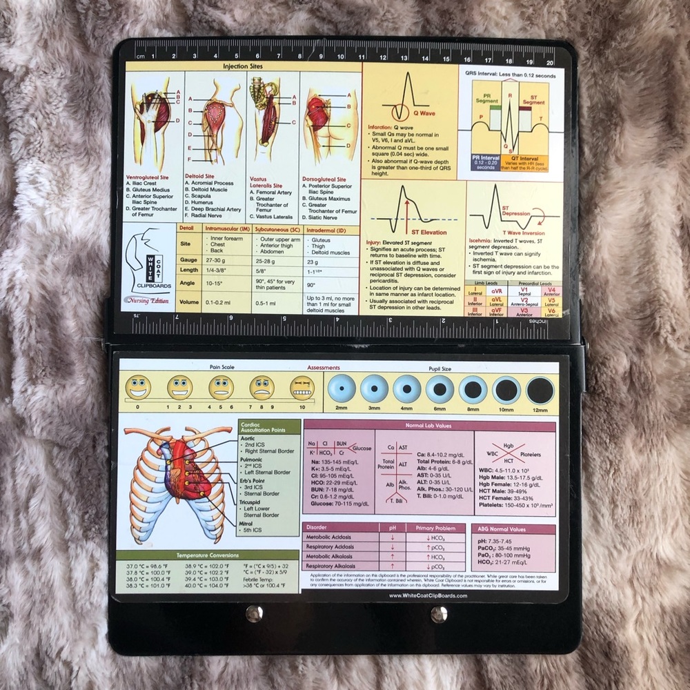 Foldable Nursing Edition Clipboard
